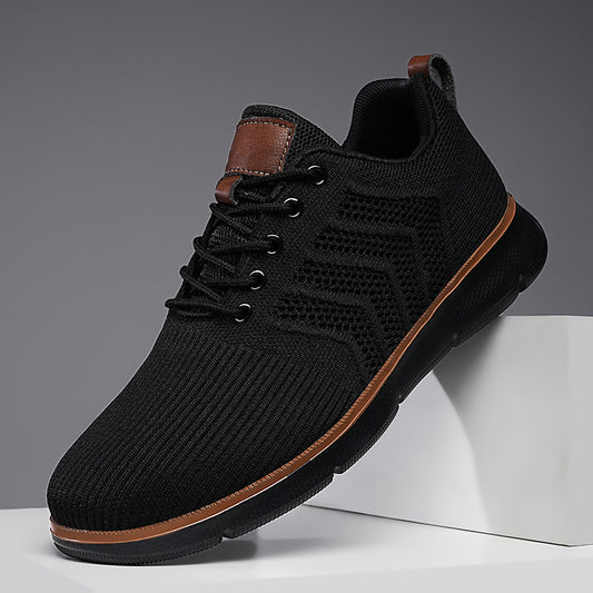 Men's casual shoes made of woven mesh fabric, large-sized men's casual shoes by Hypersku