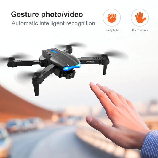Drones Quadcopter 5G 4K GPS Drone X Pro with HD Dual Camera WiFi FPV Foldable RC by Anti Spier