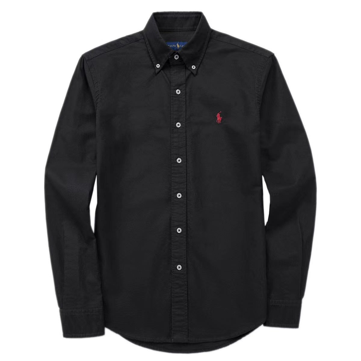The same style RL Ralph all horse logo embroidered long-sleeved shirt, pure cotton men's POLO shirt with lapels by Hypersku
