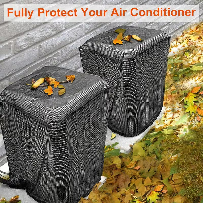 Four Seasons Anti-Blocking Mesh Outdoor Air Conditioner Cover | Easy to Install and Clean, AC Unit Protection - Prevents Debris Buildup by Anti Spier