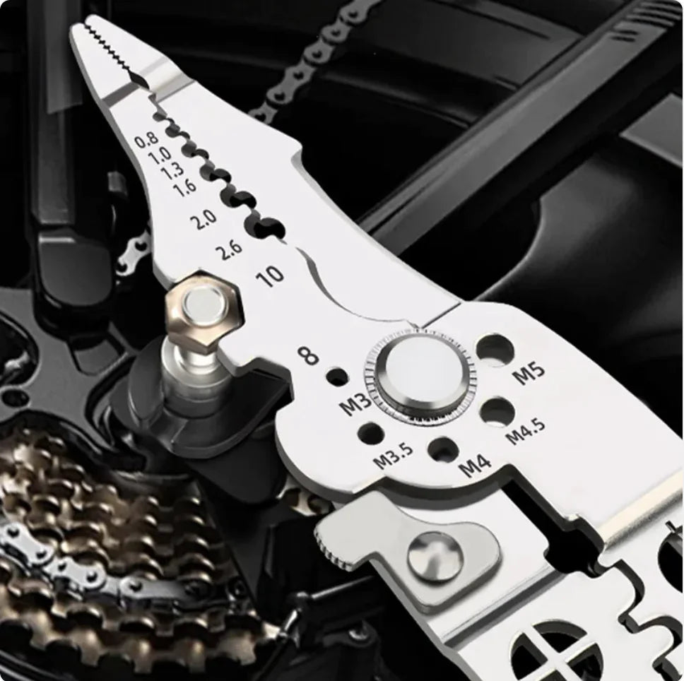 Adjustable Multifunction Wire Crimper, Cable Cutter & Automatic Wire Stripper by Anti Spier