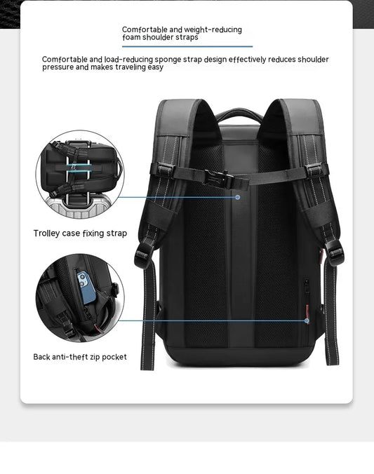 Vacuum Compression Large-capacity Backpack by Anti Spier