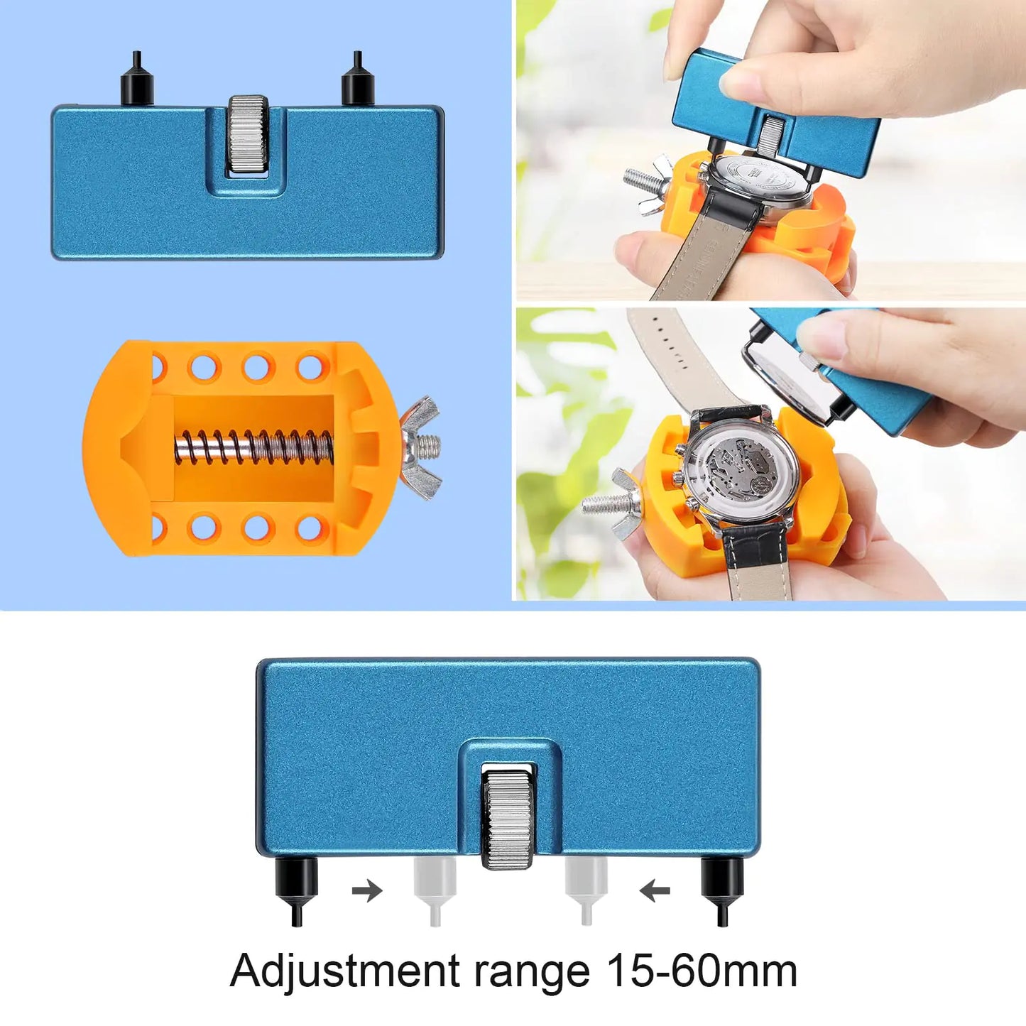 JOREST Watch Repair Kit, for Watch Battery Replacement & Watch Link Removal and Resizing & Watch Opener, Watch Repair Screwdriver Set, Watch Wrench Back Remover, Watch Cleaning, Spring Bar Tool by Anti Spier