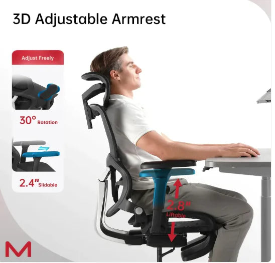 Ergonomic Office Chair With Footrest by Anti Spier
