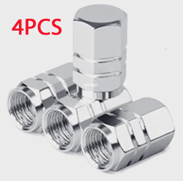 Aluminum Alloy Car Wheel Tire Valve Caps by Anti Spier