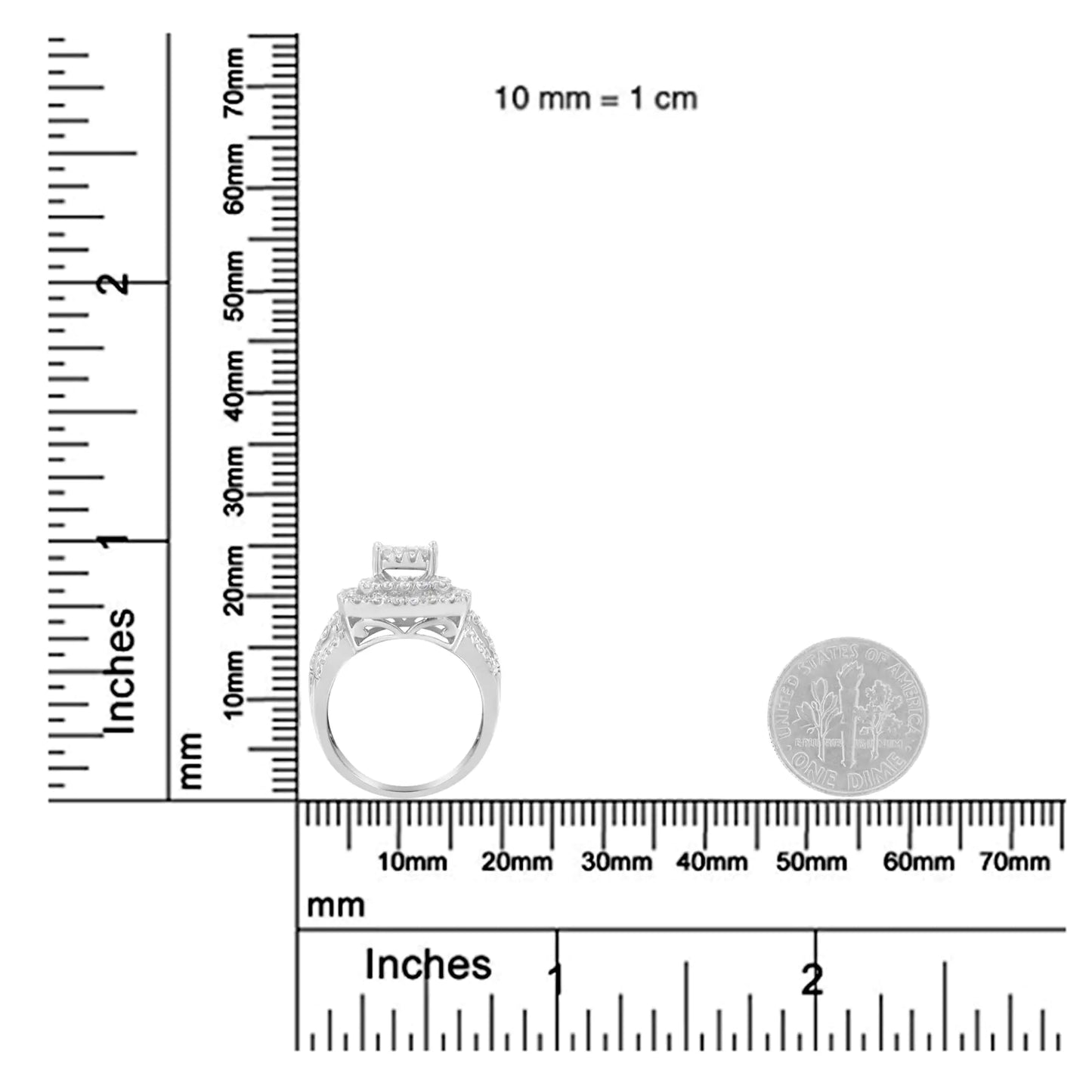 14KT White Gold Diamond Cocktail Ring (1 1/2 cttw, H-I Color, SI2-I1 Clarity) by Anti Spier