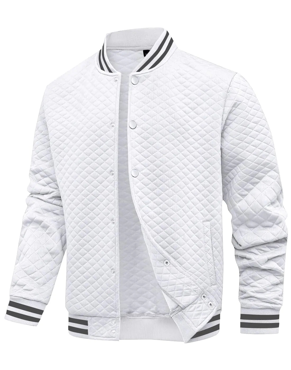 Wizoat Mens Varsity Jacket Lightweight Jacket Causal Waffle Letterman Bomber Jackets by Anti Spier
