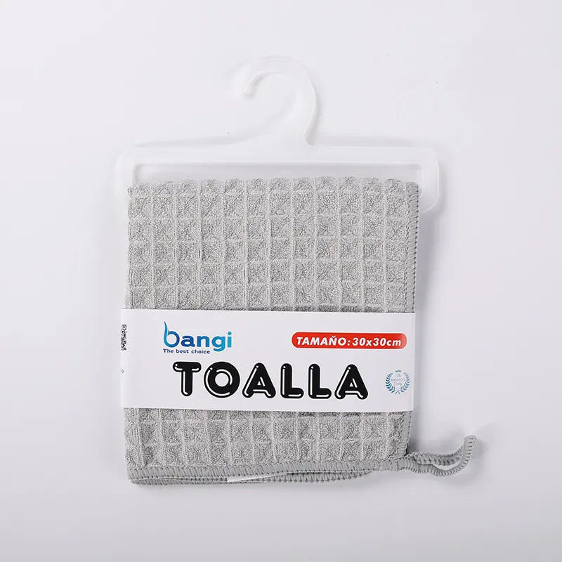 Microfiber Skin-friendly Non-lint Waffle Microfiber Towel by Anti Spier