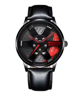 New Fashion Casual Car Wheel Hub Caliper Design Watches Men by Anti Spier