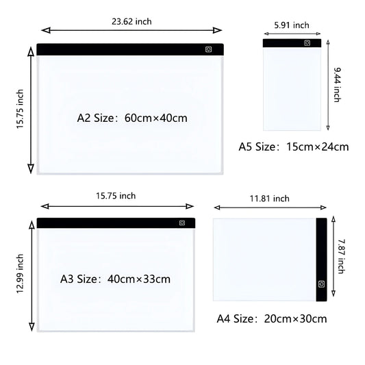 Dimmable LED Drawing Pad: Creative Kids' Gift by Anti Spier