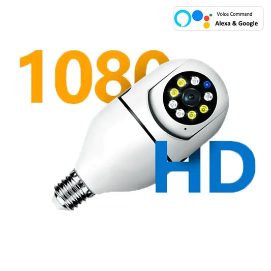 Smart 5G Surveillance Bulb: Full-Color Night Vision by Anti Spier