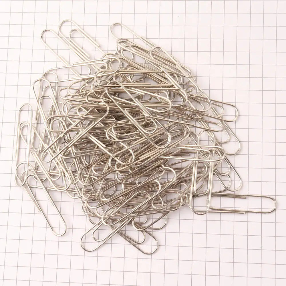 Jumbo (50mm) Silver Paper Clip (100/Pack) by Anti Spier