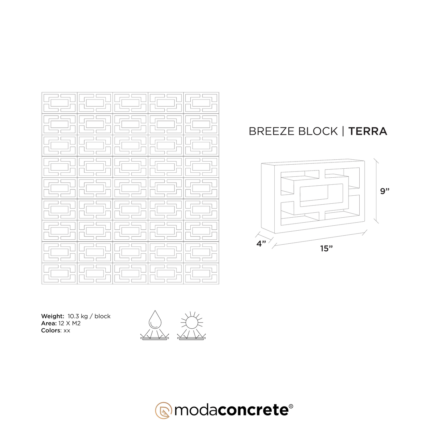 TERRA Breeze Block by ModaConcrete - Direct source for architectural and precast concrete