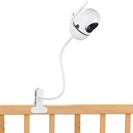 Baby Monitor Clip Mount Compatible with HelloBaby HB65/HB40/HB6550/HB66/HB6339/HB6550 Pro ANMEATE SM935E Flexible Baby Camera Holder Crib Mount for Hellobaby Monitor by Anti Spier