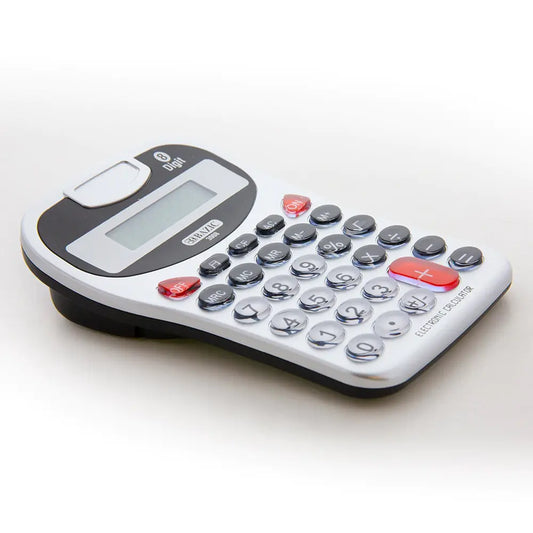 8-Digit Silver Desktop Calculator w/ Tonecalc by Anti Spier