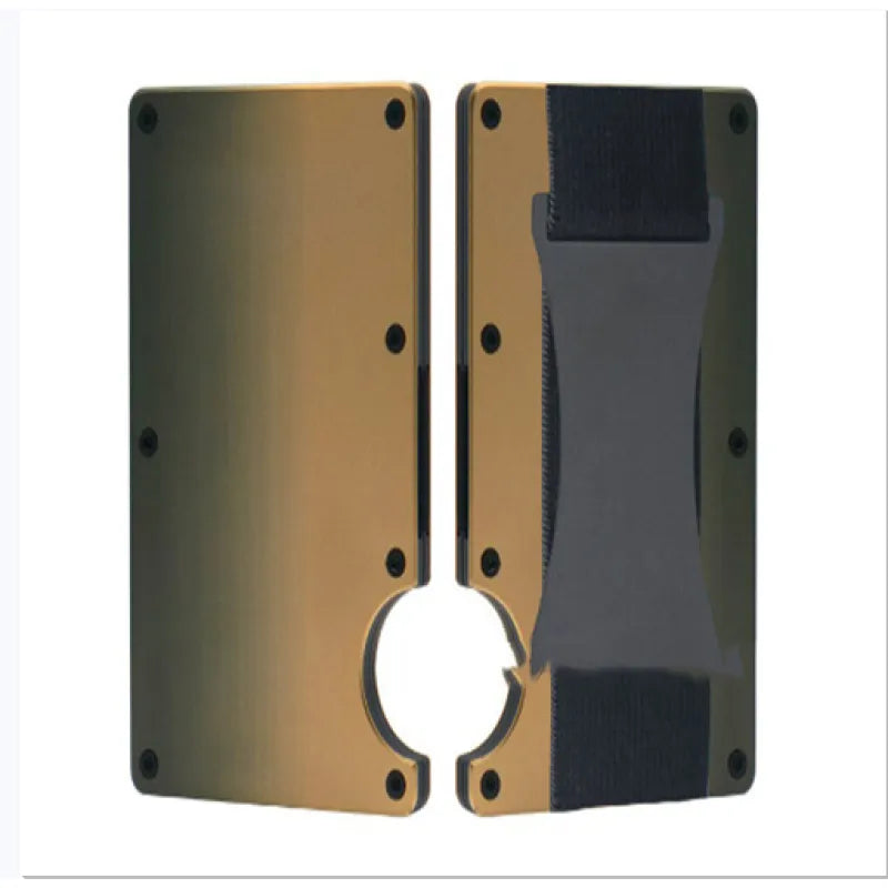 New Metal Card Bag Carbon Fiber Wallet Wallet RFID Anti-theft Swiping Blocking Technology by Anti Spier