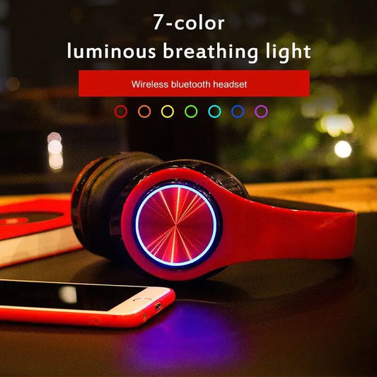 Super Bass Wireless Bluetooth Headphones Foldable Stereo Earphones Headsets Mic by Anti Spier
