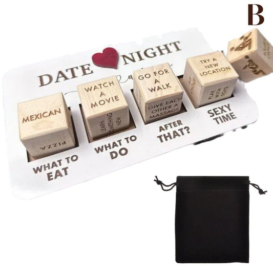 Date Night Dice After Dark Edition Date Night Wooden Dice Game For Couples Fun by Anti Spier