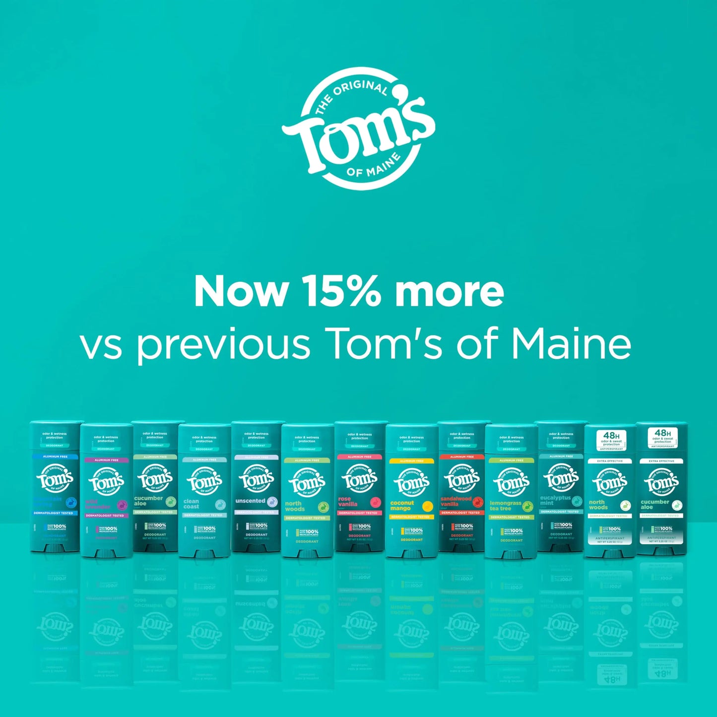 Tom’s of Maine Clean Coast Aluminum Free Natural Deodorant For Women & Men | Goes on Clear | Odor & Wetness Protection | Naturally Derived and Moisture-Locking Ingredients | 3.25 oz 3.25 Ounce (Pack of 1) by Anti Spier