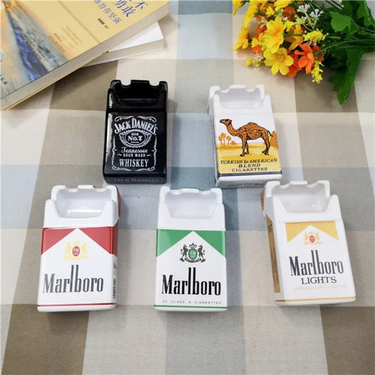 Retro Ceramic Cigarette Case Ashtray by Anti Spier