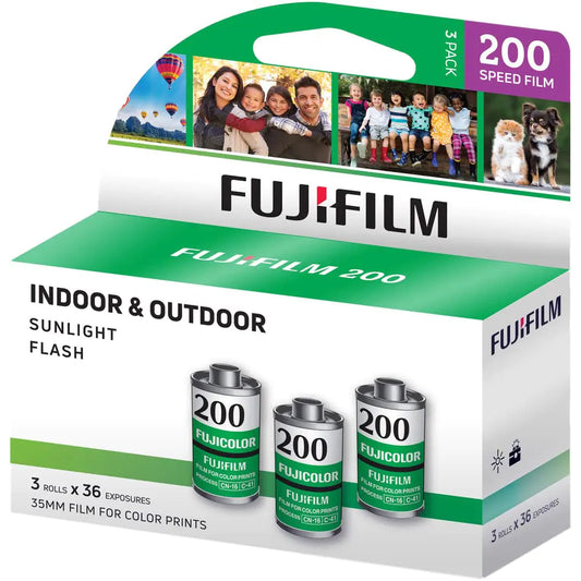 Fujifilm Fujicolor 200 Color Negative Film (35mm Roll Film 36 Exposures 3-Pack) by Anti Spier