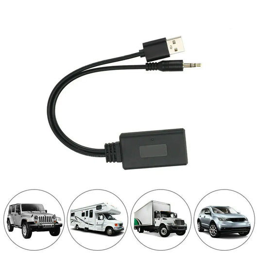 2 In 1 USB Bluetooth 5.0 Transmitter Receiver Adapter Wireless For PC Car Kit by Anti Spier