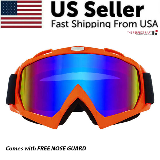 Motocross Goggles Racing Off-Road Dirt Bike ATV UTV BMX MX XC Motorcycle Eyewear by Anti Spier