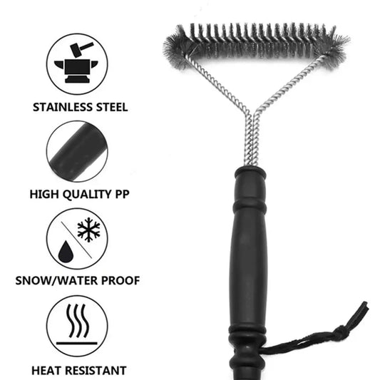 Stainless Steel BBQ Grill Cleaning Brush - 1pc Tool by Anti Spier