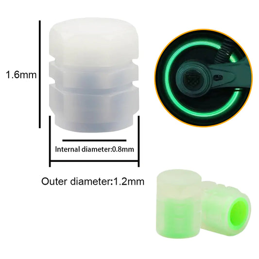 Luminous Tire Valve Stem Cap by Anti Spier