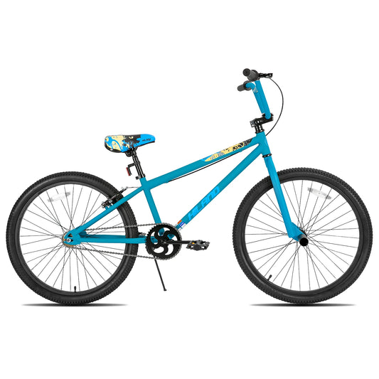 Hiland BMX Bike,24 26 inch,Beginner-Level to Advanced Riders with 2 Pegs,Kid’s Adults Bicycles, Multiple Colors by Anti Spier