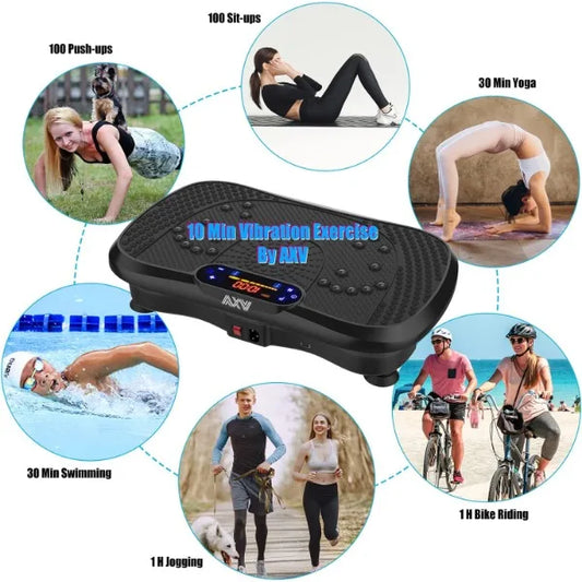 Vibration Plate Fitness Platform Exercise Machine Vibrating Lymphatic Drainage Shaking Full Body Shaker Workout Vibrate by Anti Spier