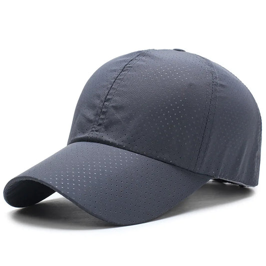 Quick-Drying Hat Men Women Casual Sunscreen Versatile Baseball Cap Outdoor Sunshade Summer Punched Breathable Duck Tongue Hat by Anti Spier
