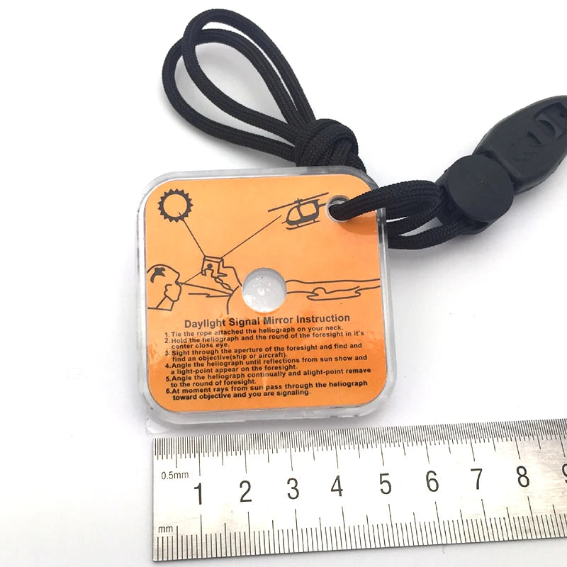 Multi-functional Survival Signal Mirror: The Ultimate Tool for Hiking, Camping, Hunting, Boating, Mountaineering and Outdoor Expeditions by Anti Spier