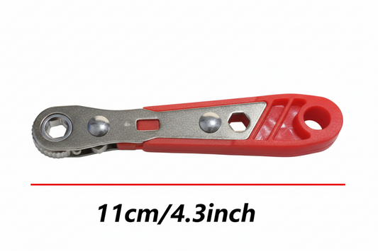 20pcs Multi-functional Wrench Set: 36-tooth Ratchet, Screwdriver Sockets, 1/4" Hex Shank, Narrow-space for Home/industrial/scientific Use. Ergonomic Anti-slip PVC Handle by Anti Spier