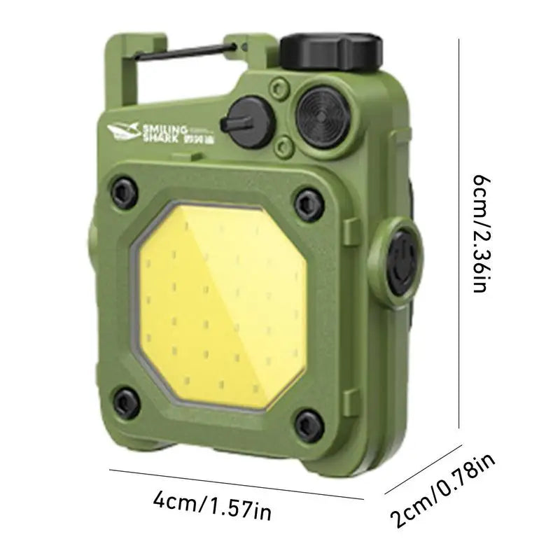 Mini LED Portable Keychain Flashlight Multifunction COB Work Light USB Rechargeable Strong Magnet Outdoor Camping Lantern by Anti Spier
