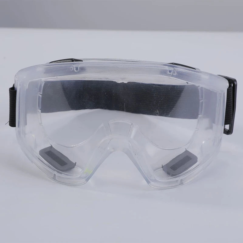 Protective Anti-Fog Anti-splash Goggle Dust-Proof Wind-Proof Work Lab Eyewear Eye Protection Safety Research Glasses Clear Lens by Anti Spier