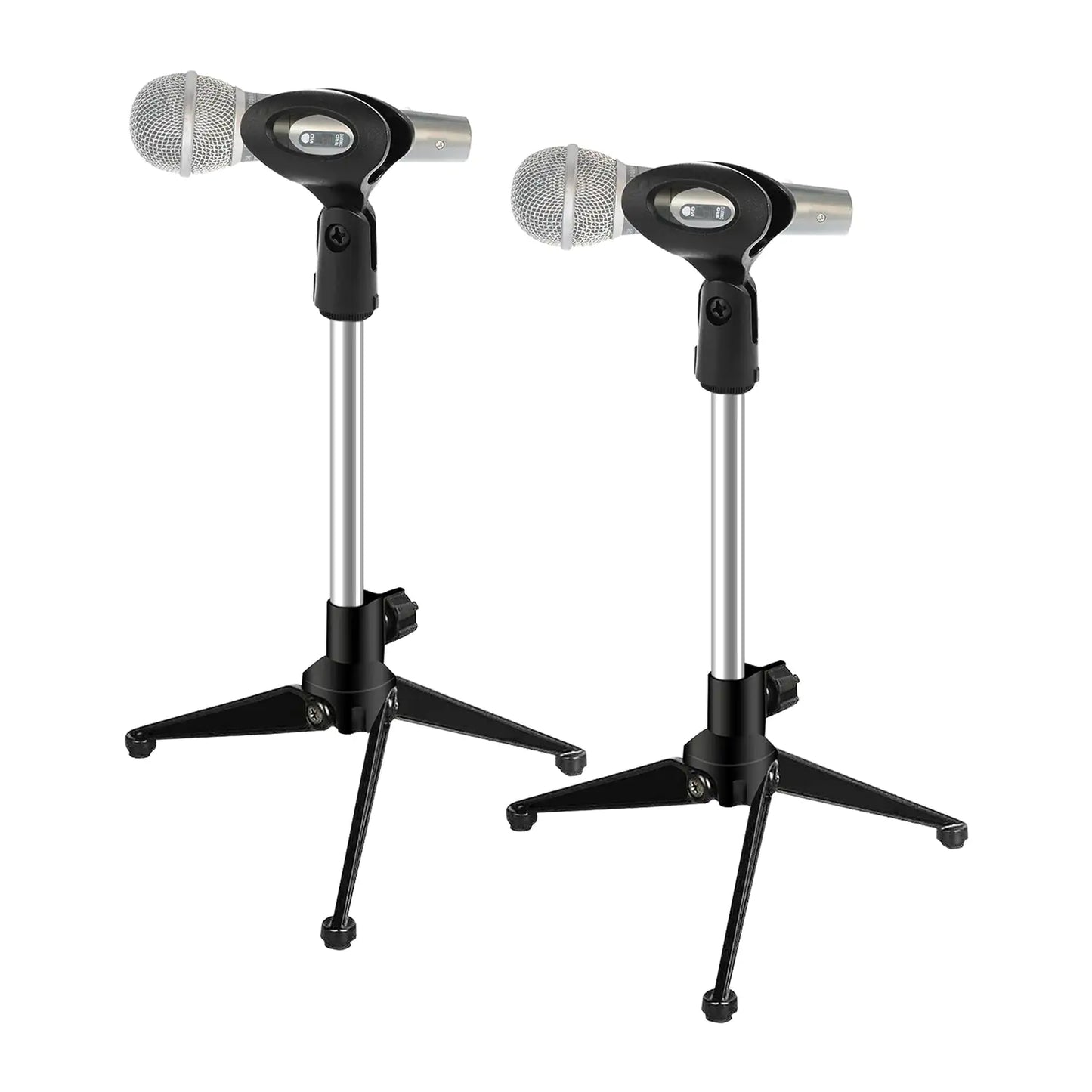 5Core Desktop Mic Stand Tripod Universal Desk Microphone Holder Table Top Stands by Anti Spier