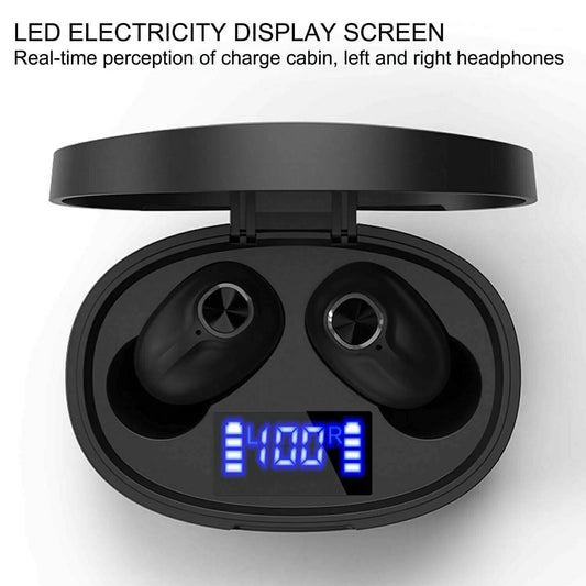 TWS Bluetooth Earbuds Waterproof Bluetooth 5.1 Headset Noise Cancelling Wireless by Anti Spier