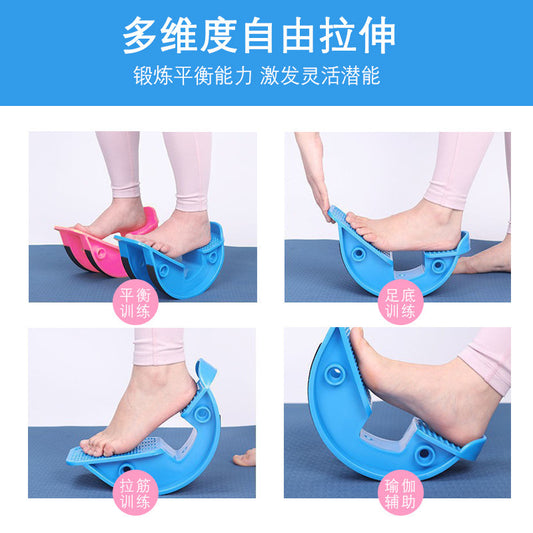 New and upgraded stretching wheel home fitness pedal leg stretcher balance trainer foot lean leg device by Hypersku