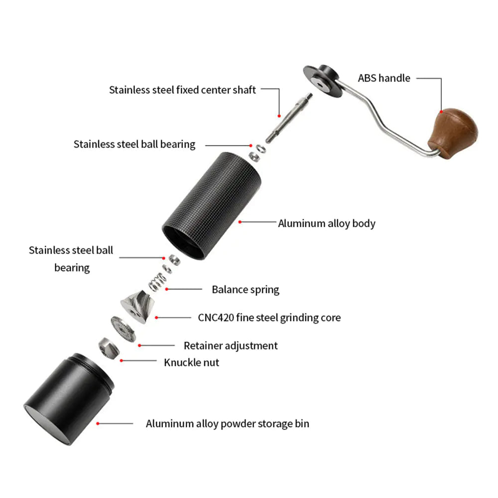 Adjustable Manual Coffee Grinder by Anti Spier
