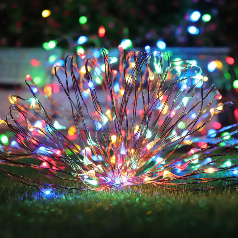 Mini Fiery 100 Lights Shine Like Firebugs With Solar Power 2/ Pak by Anti Spier