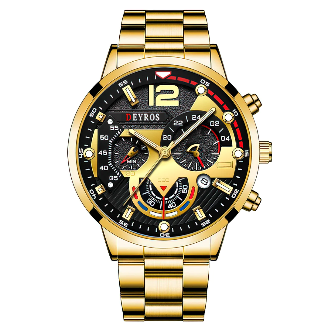 Luxury Sport Quartz Wrist Watch by Anti Spier