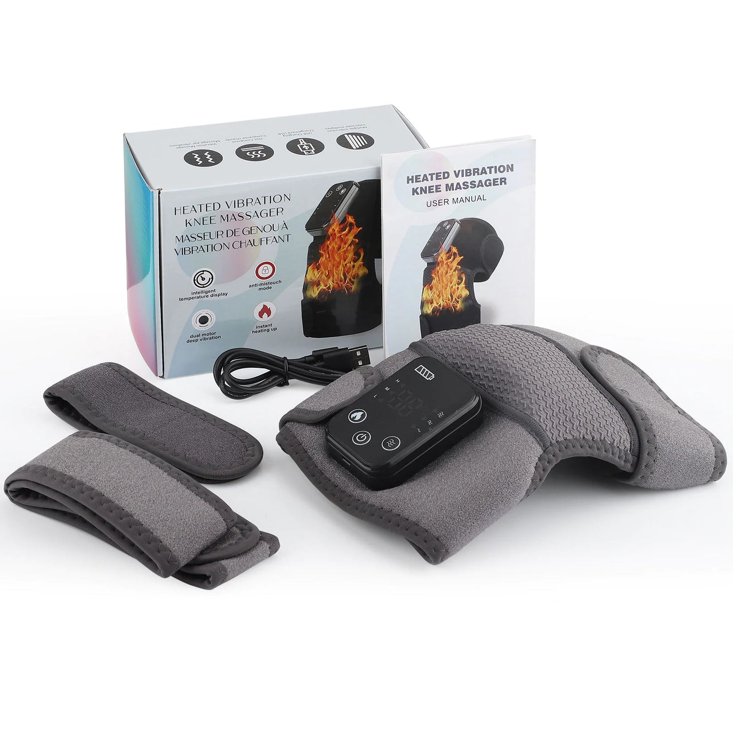 Kneecap, Elbow and Shoulder Intelligent Heating Vibration Massager by Anti Spier