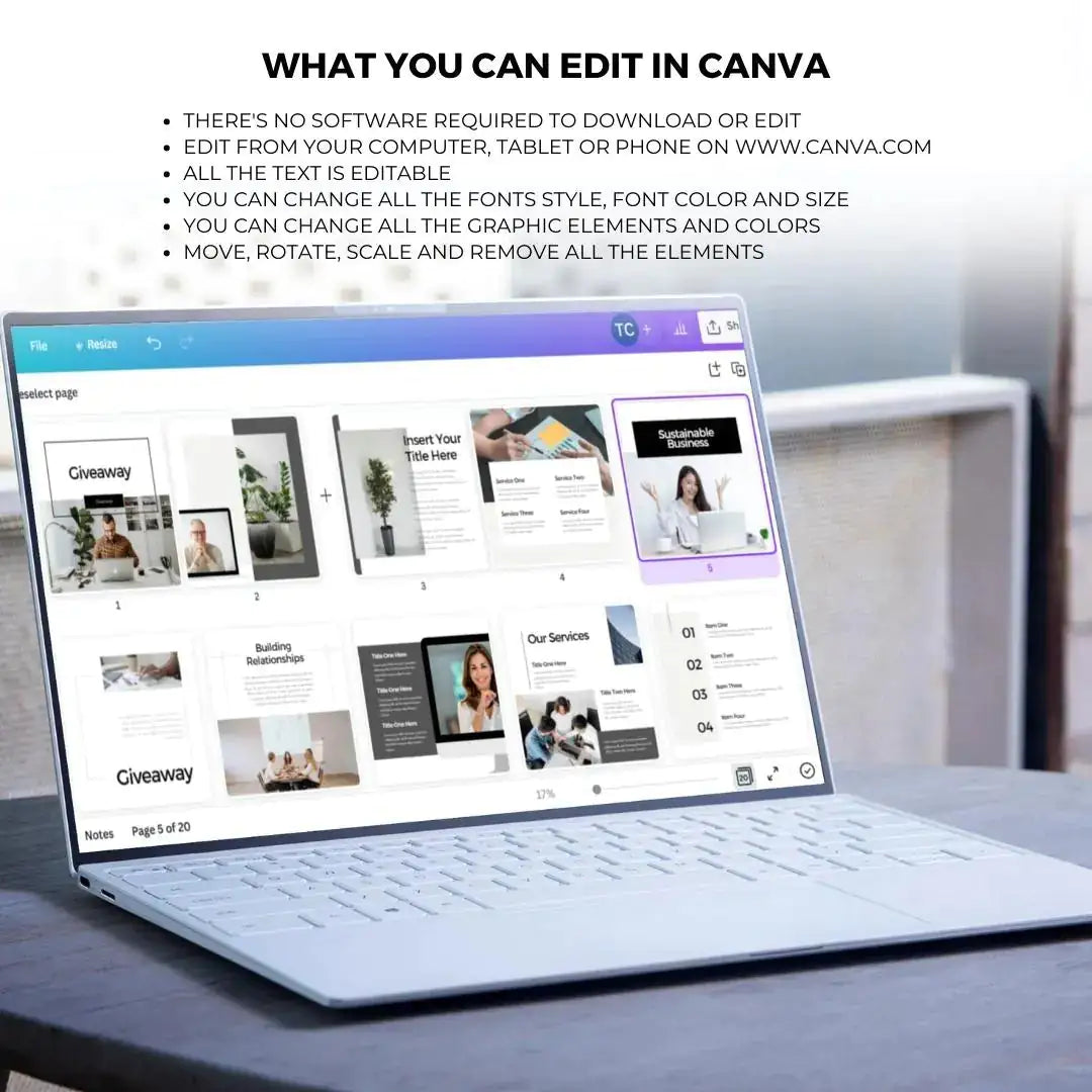 Downloadable Minimalist Business Social Media Template Bundle by Anti Spier