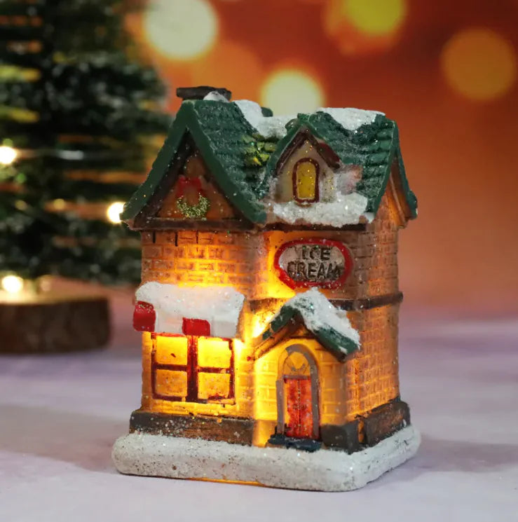 Christmas House Light Decoration by Anti Spier
