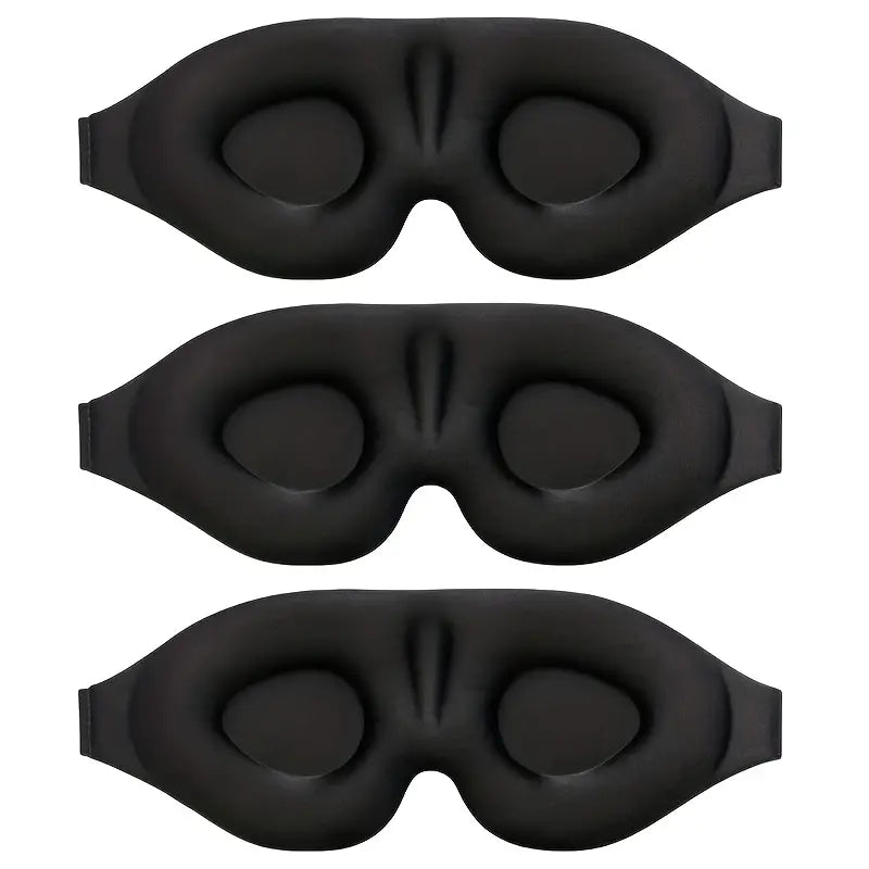 Adjustable 3D Sleep Mask for Men & Women - Breathable, Light-Blocking Eye Cover for Naps & Travel Father's Day, Mother's Day Gift by Anti Spier