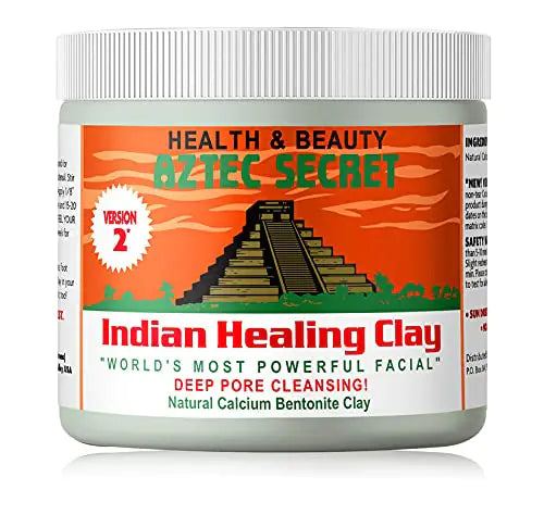 Aztec Secret– Indian Healing Clay 1 lb – Deep Pore Cleansing Facial & Body Mask – The Original 100% Natural Calcium Bentonite Clay – New Version 2 1 Pound (Pack of 1) by Anti Spier