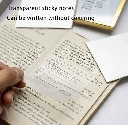 Transparent Note Sticker by Anti Spier