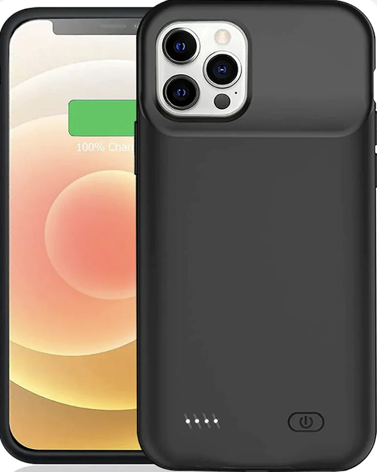 6800mAh Slim Battery Charger Case for iPhone 11-15 Pro Max & XR/XS by Anti Spier