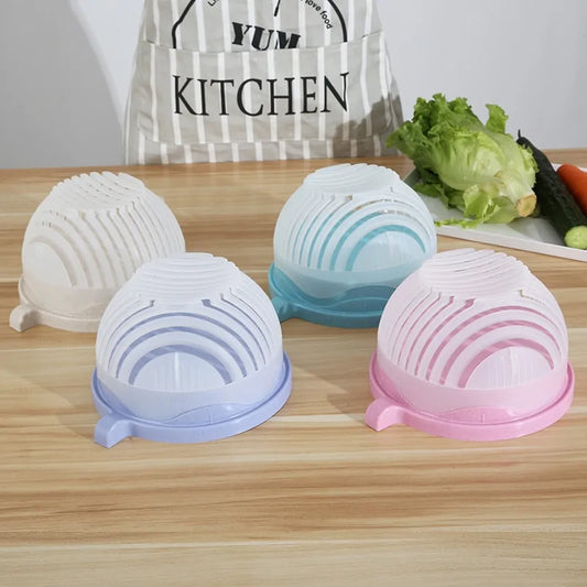 Upgraded Salad Cutter Bowl by Anti Spier